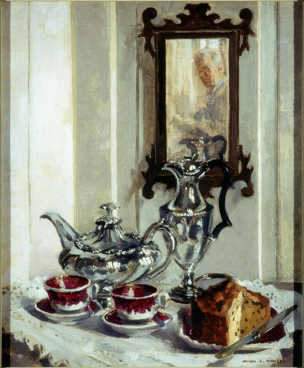 Silver and Spode by Allan Douglass Mainds