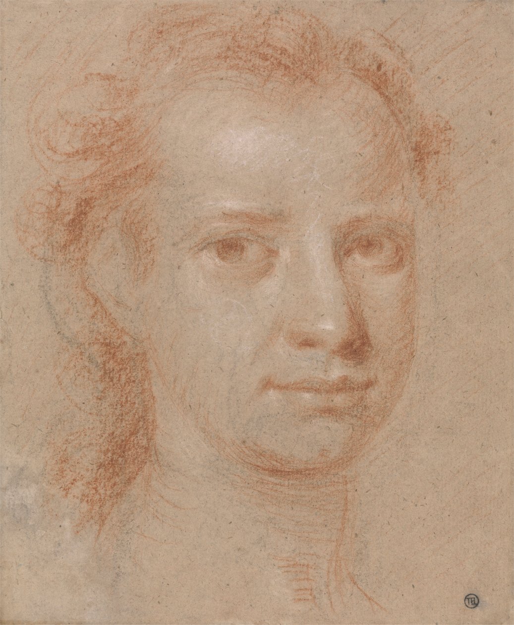 Head of a Young Woman or Man by Allan Ramsay
