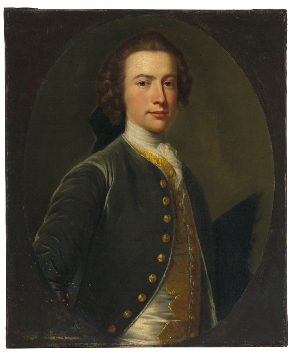 Portrait of Valentine Morris, Governor of Saint Vincent by Allan Ramsay
