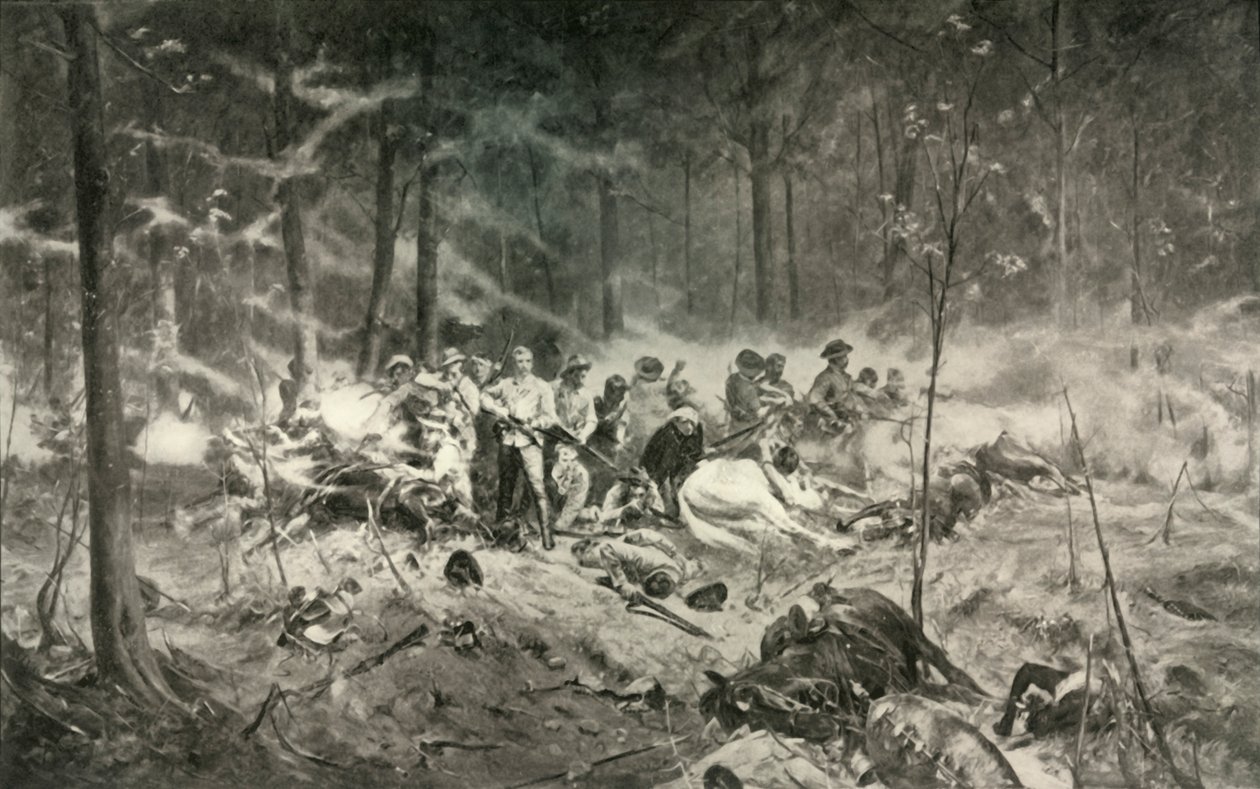 To The Memory of Brave Men. The Last Stand of Major Wilson on the Shanghai River, 1893, 1900 by Allan Stewart