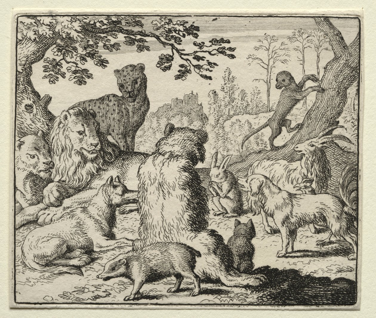 Reynard the Fox: Lion Orders Search for Reynard by Allart van Everdingen