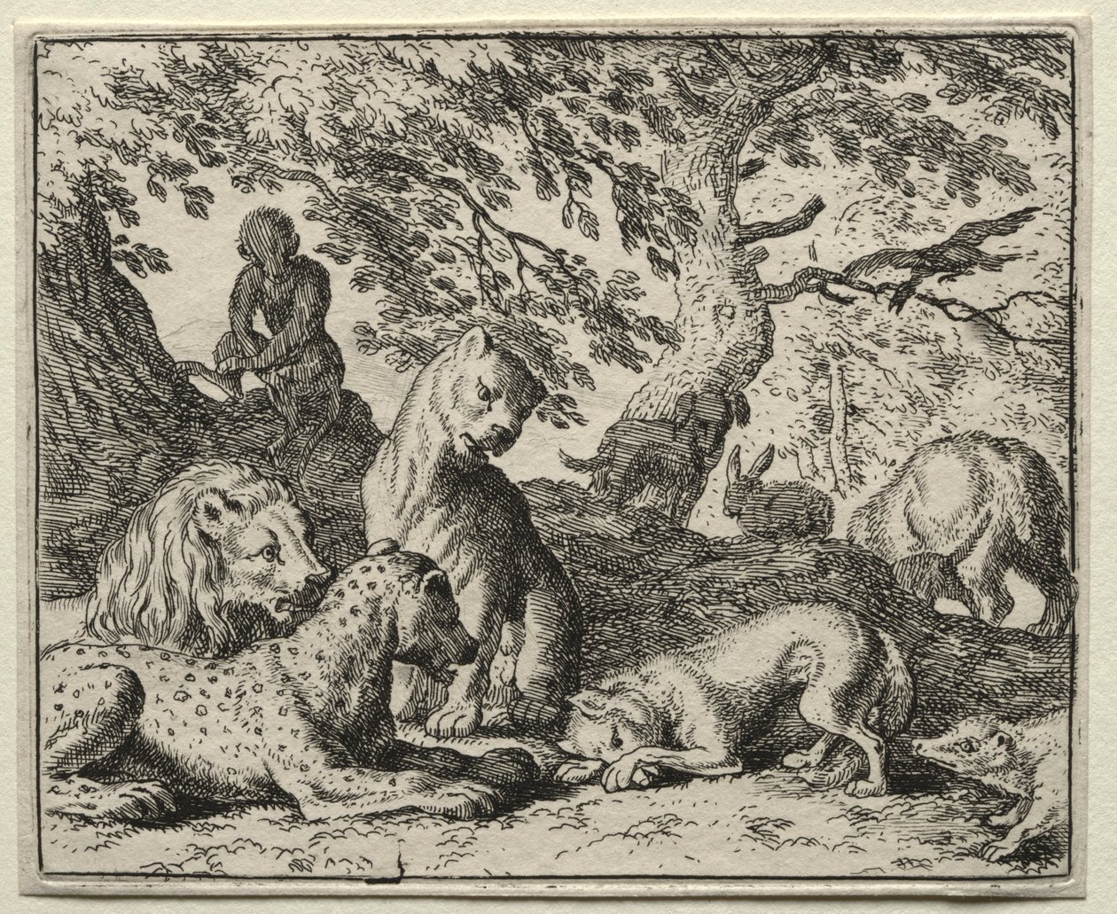 Reynard the Fox: Reynard Describes a False Plot Against the Lion by Allart van Everdingen