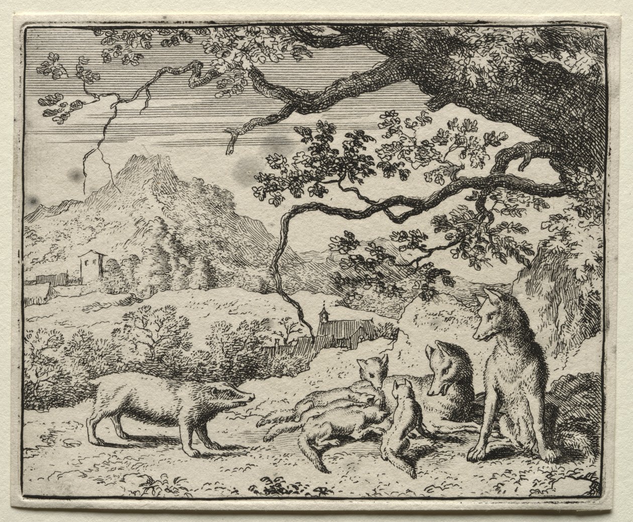 Reynard the Fox: The Badger Calls Reynard to Court by Allart van Everdingen