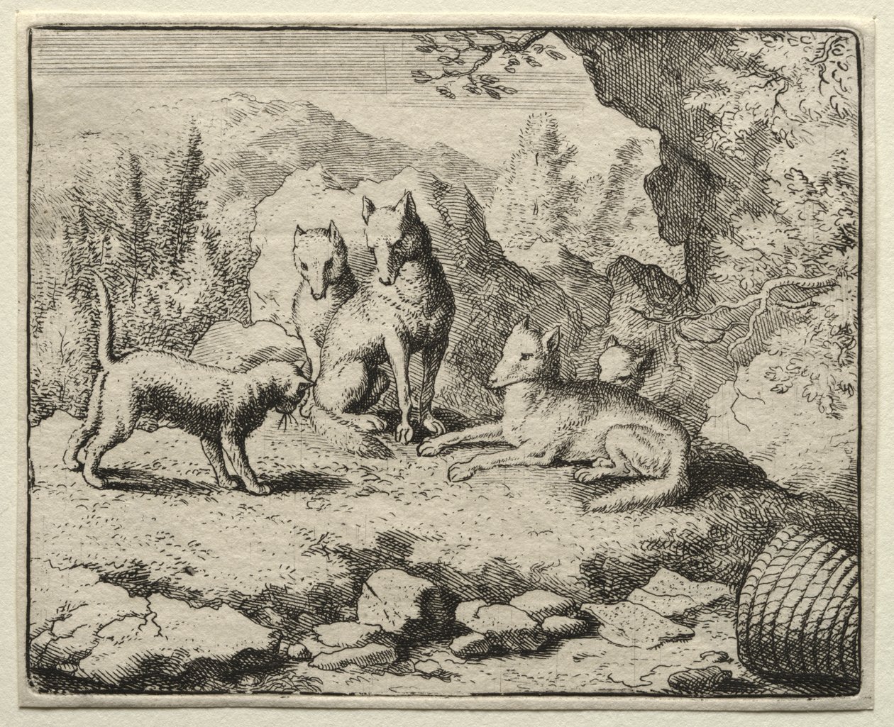 Reynard the Fox: The Cat Calls Reynard to Court by Allart van Everdingen