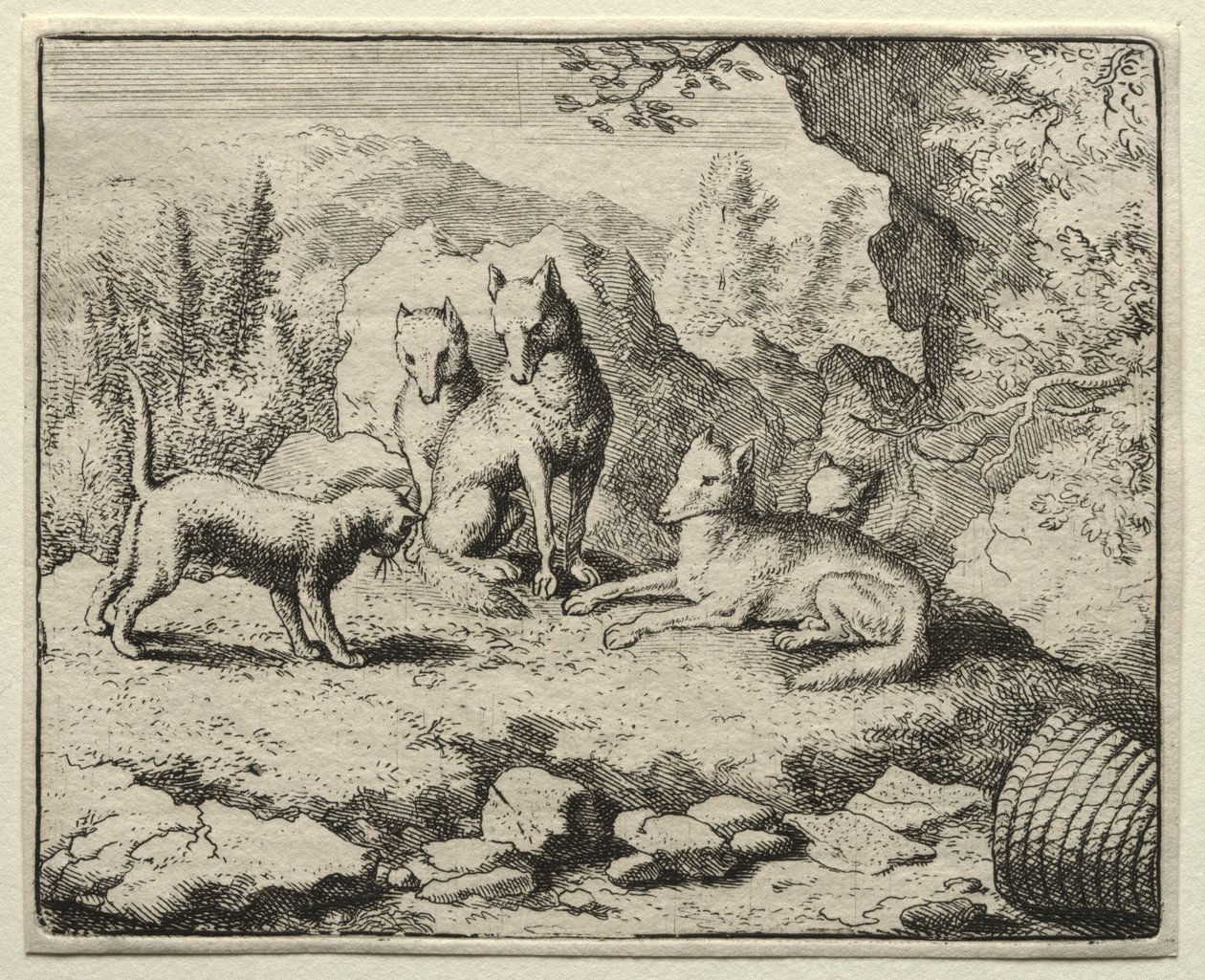 Reynard the Fox: The Cat Calls Reynard to Court by Allart van Everdingen