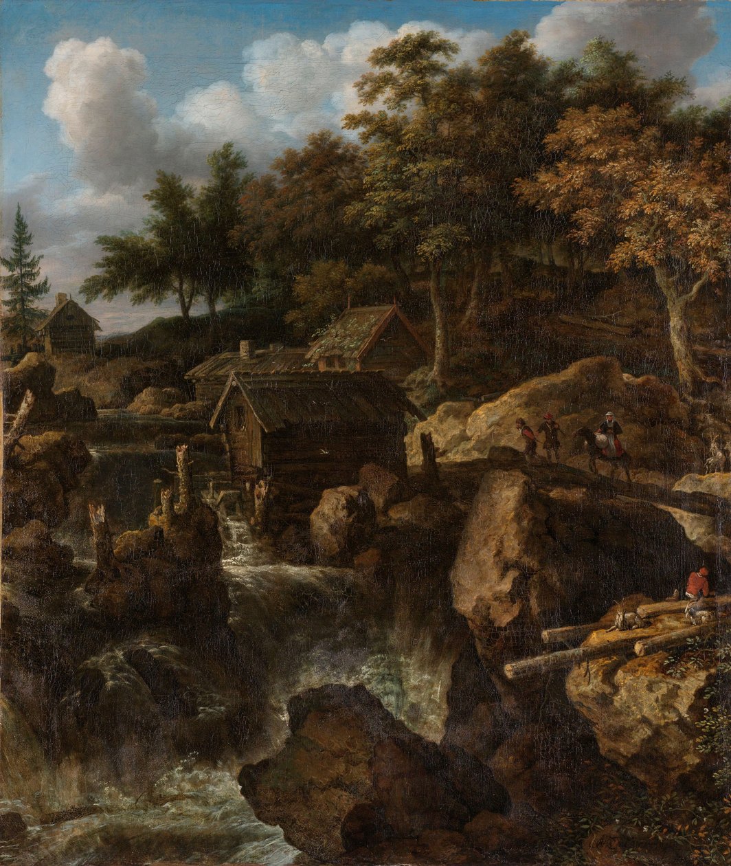 Swedish Landscape with a Waterfall by Allart van Everdingen