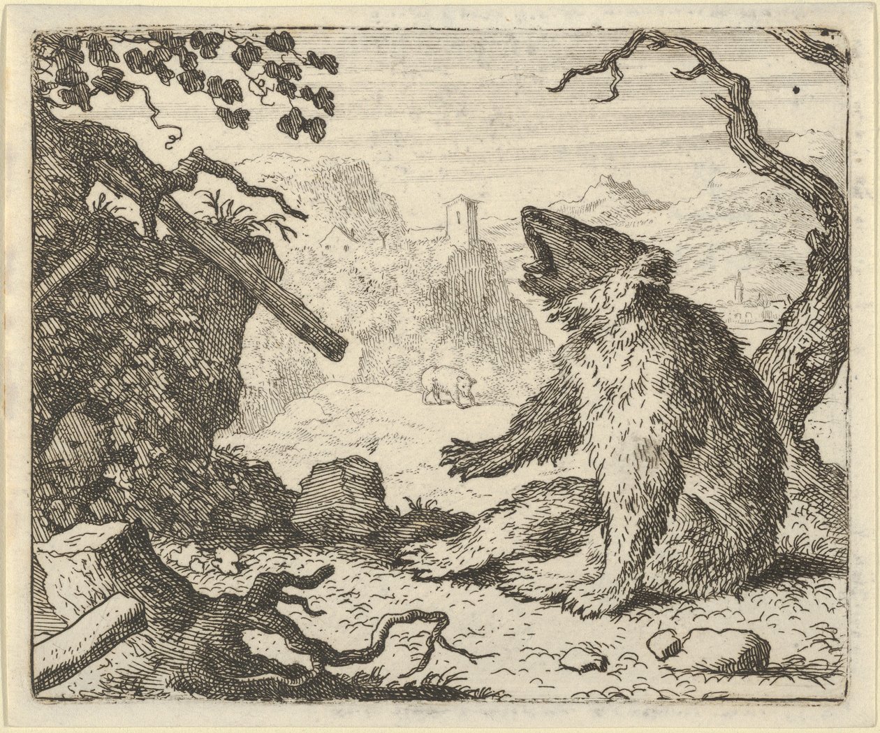 The Bear Calls Renard to Appear Before the Council of the Animals, 1650-75 by Allart van Everdingen