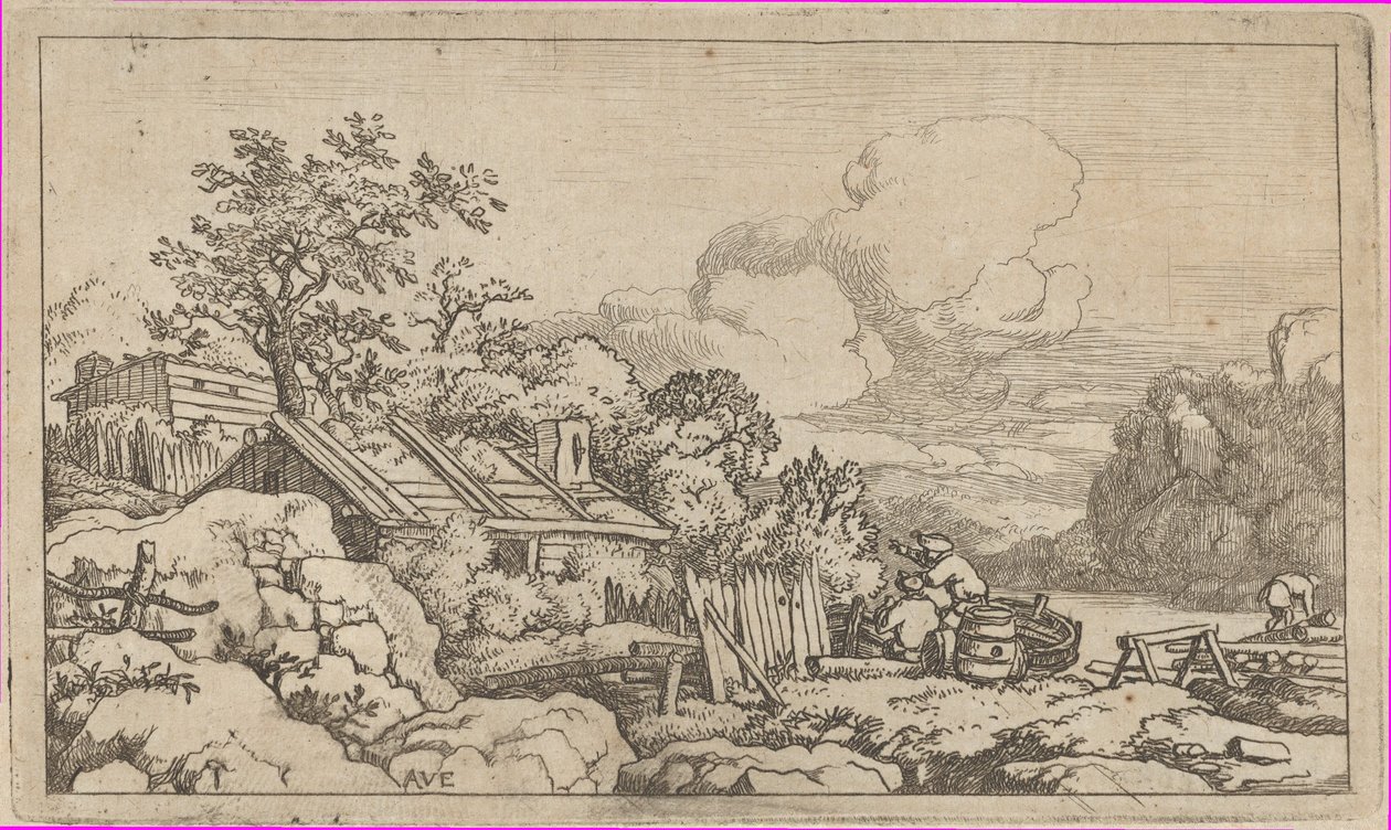 The Hut of the Carpenter by Allart van Everdingen