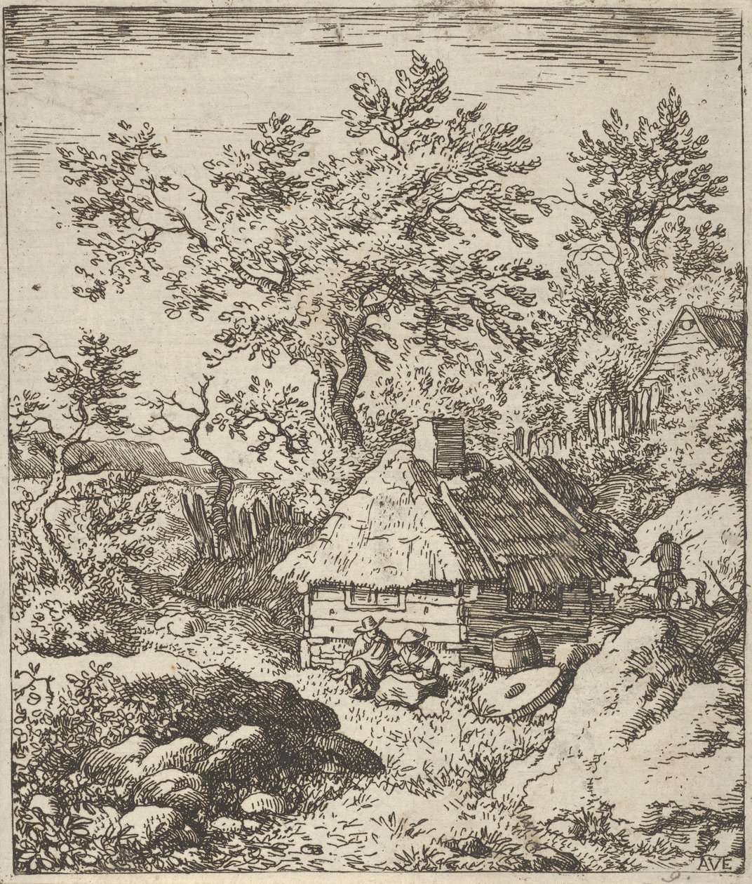 The Millstone near the Cask by Allart van Everdingen