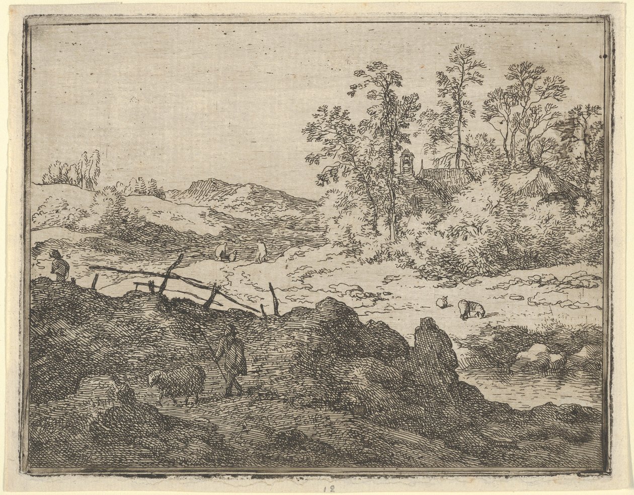 The Shepherd and the Lamb by Allart van Everdingen