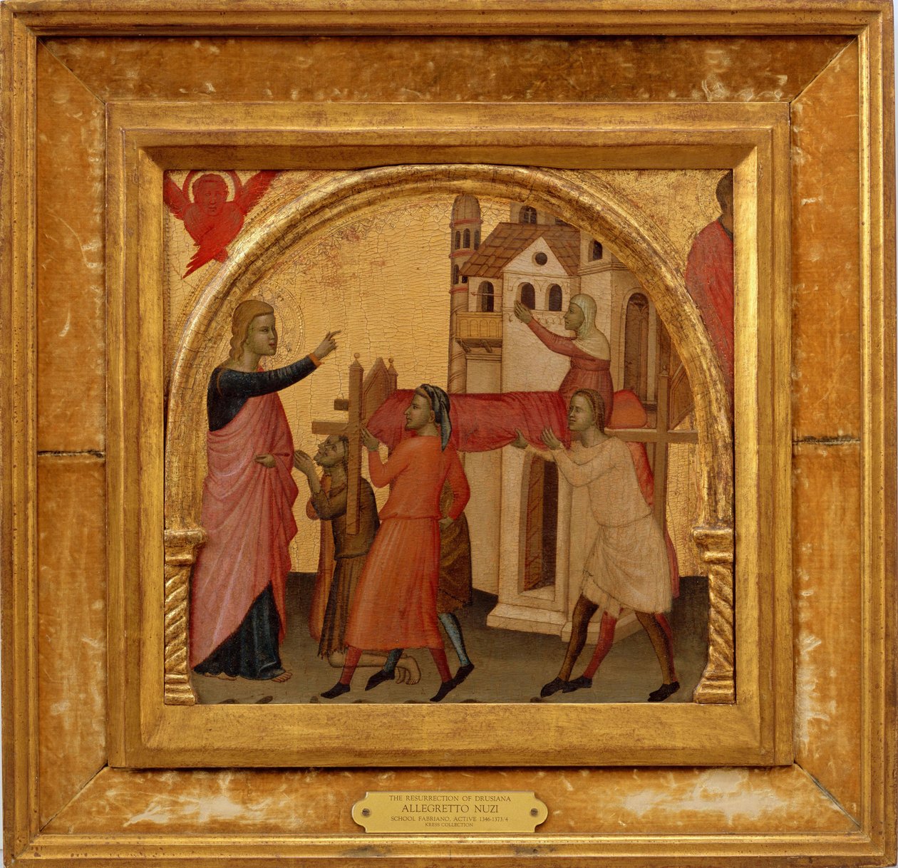 The Resurrection of Drusiana, ca. 1370 by Allegretto Nuzi