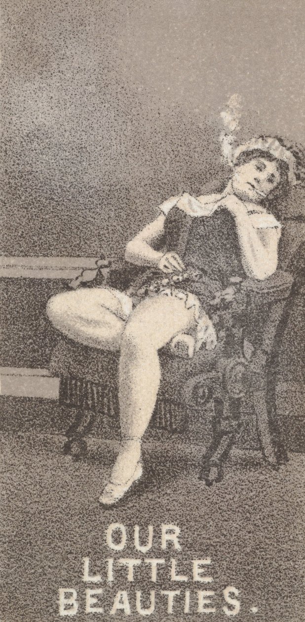 From the Actresses series N57 promoting Our Little Beauties Cigarettes for Allen & Ginter by Allen and Ginter