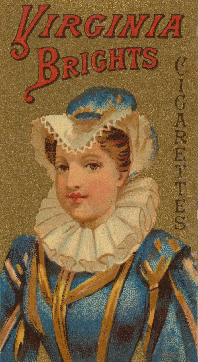 From the Girls and Children Series N64 Promoting Virginia Brights Cigarettes for Allen &... by Allen and Ginter