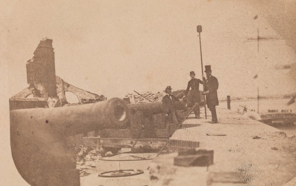 The Evacuation of Fort Sumter, April 1861 by Alma A. Pelot.