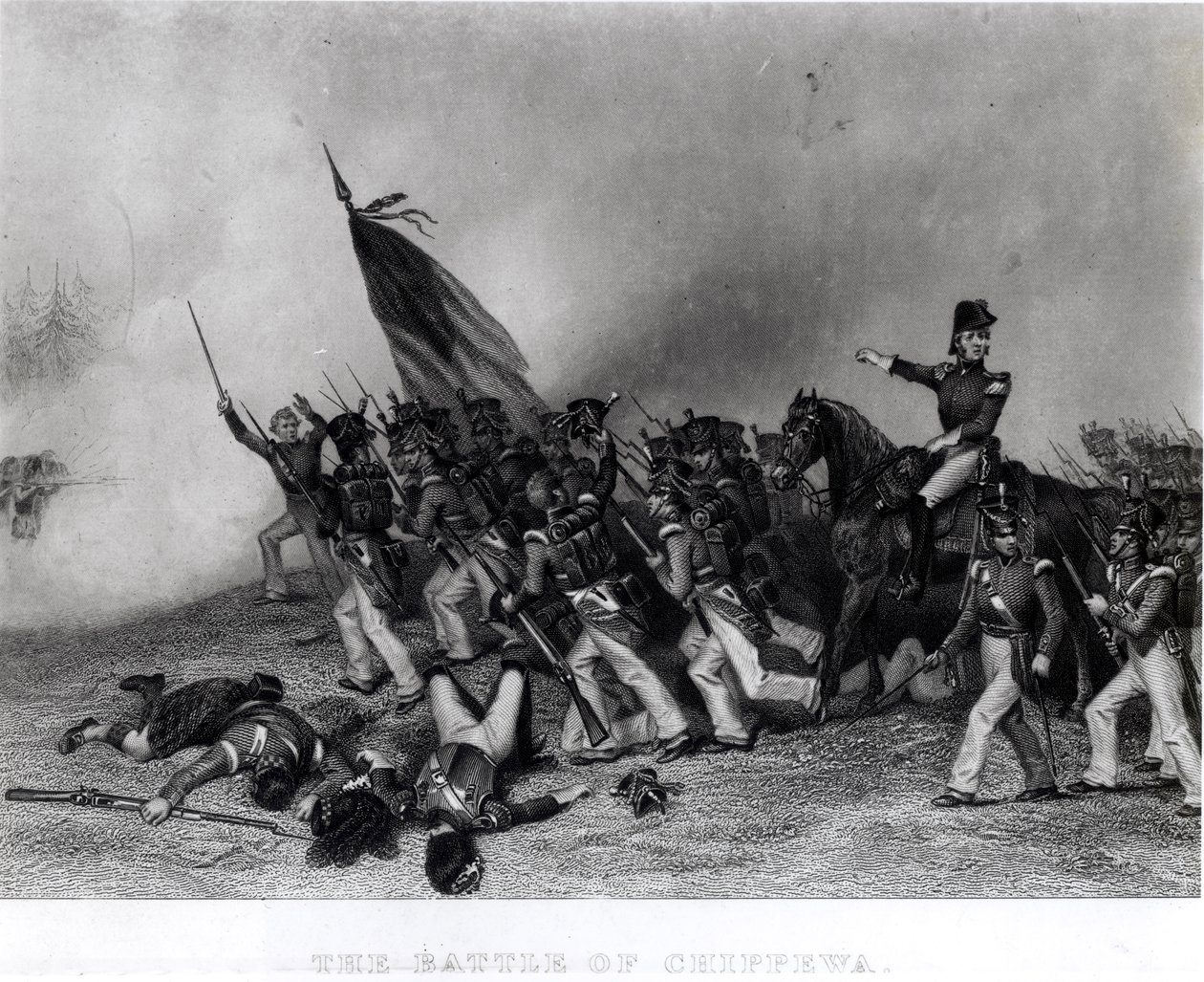 The Battle of Chippewa, General Scott Ordering the Charge of McNeil