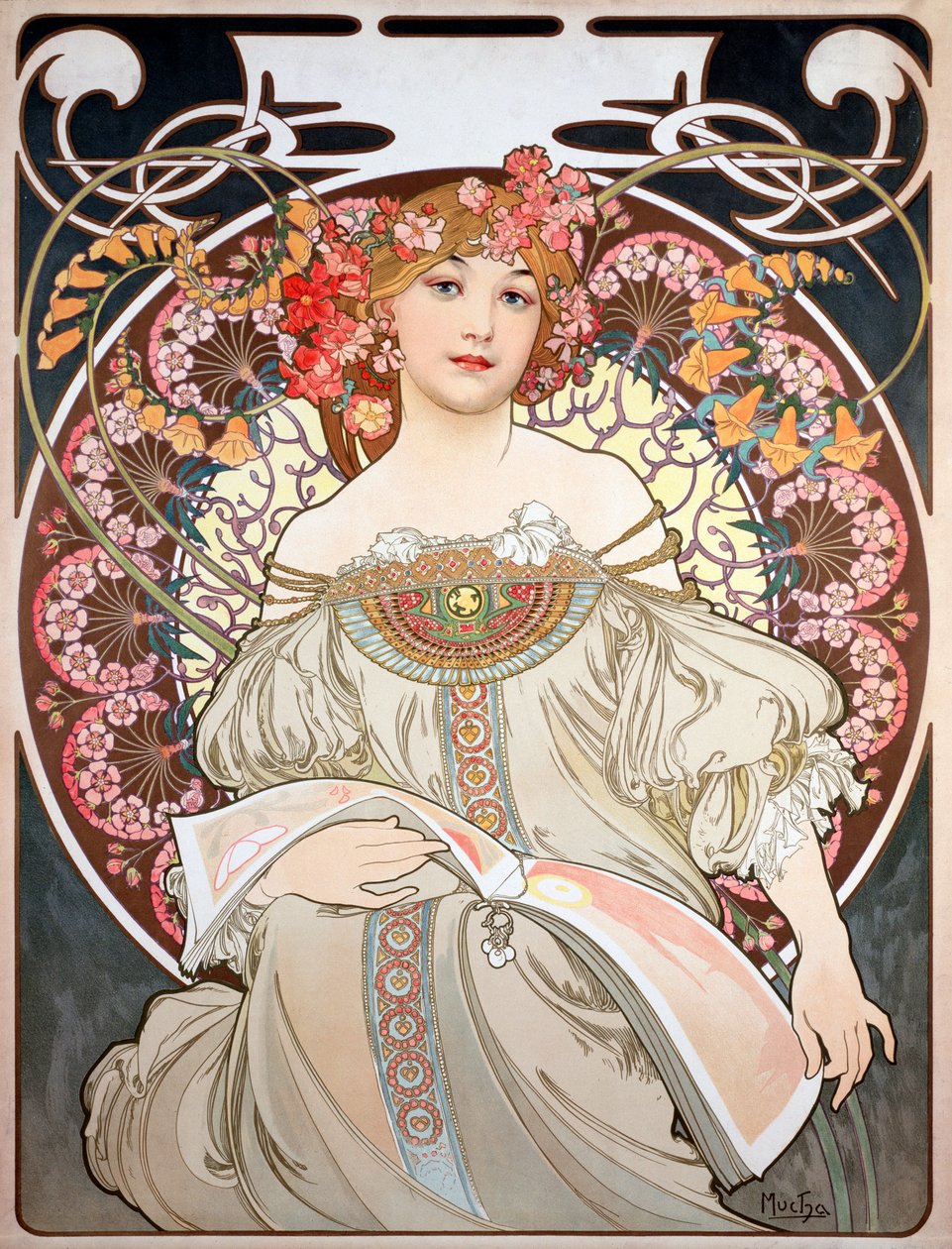 Poster by Alphonse Mucha by Alphonse Mucha