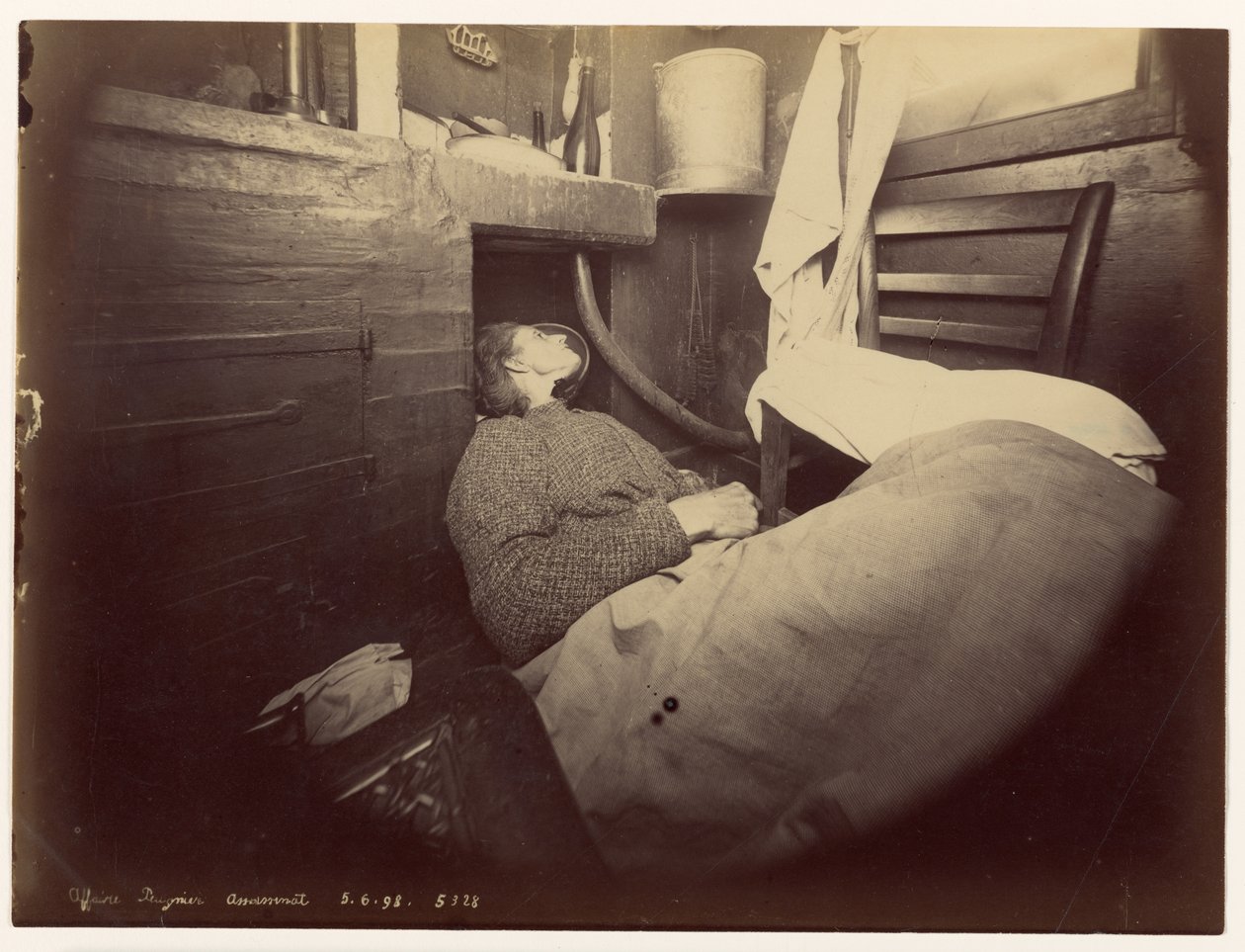 Peugniez Affair ... Discovery of the Corpse of Madame Bertrand by Alphonse Bertillon