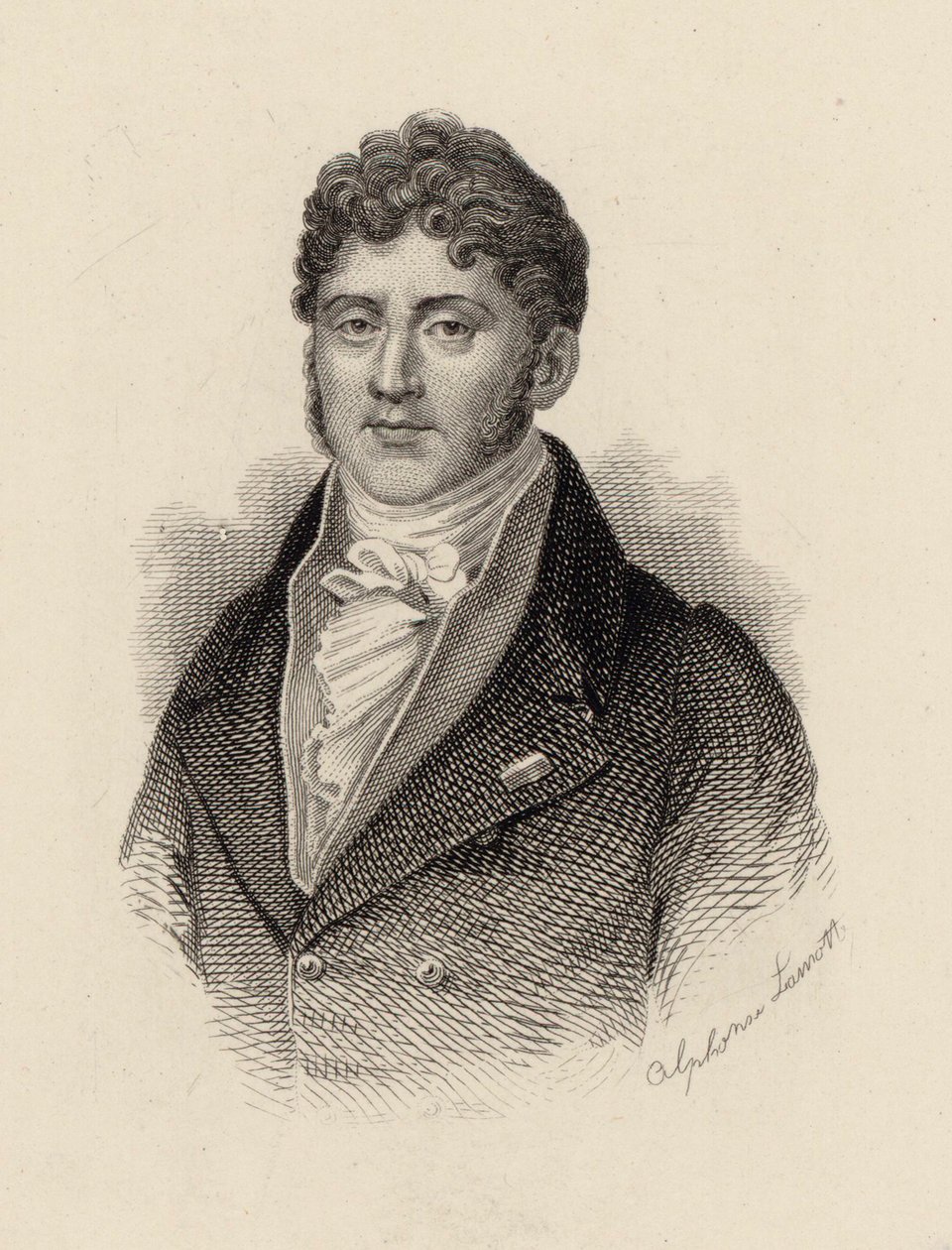 Portrait of the Composer Étienne Nicolas Méhul by Alphonse Lamotte