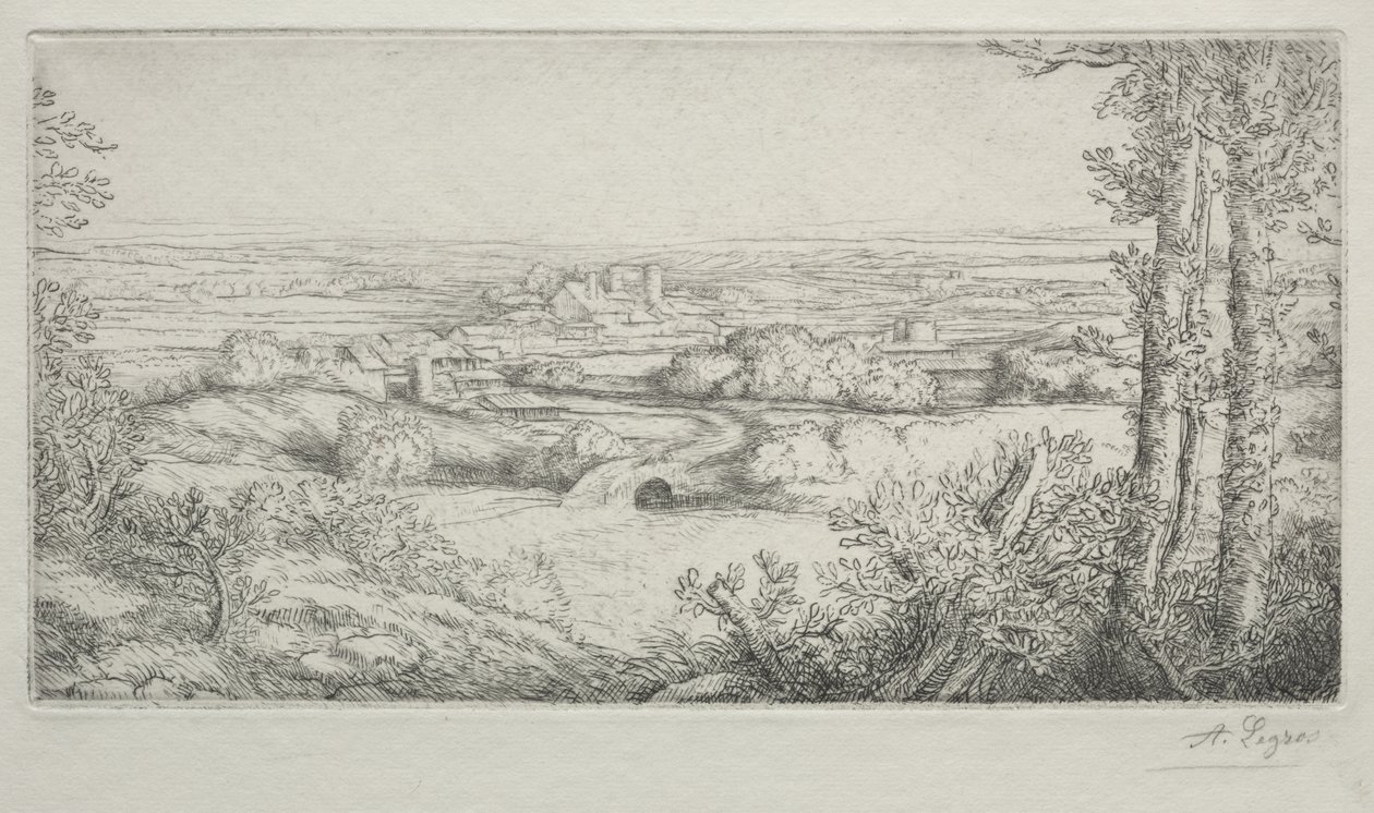 A Valley in Burgundy by Alphonse Legros
