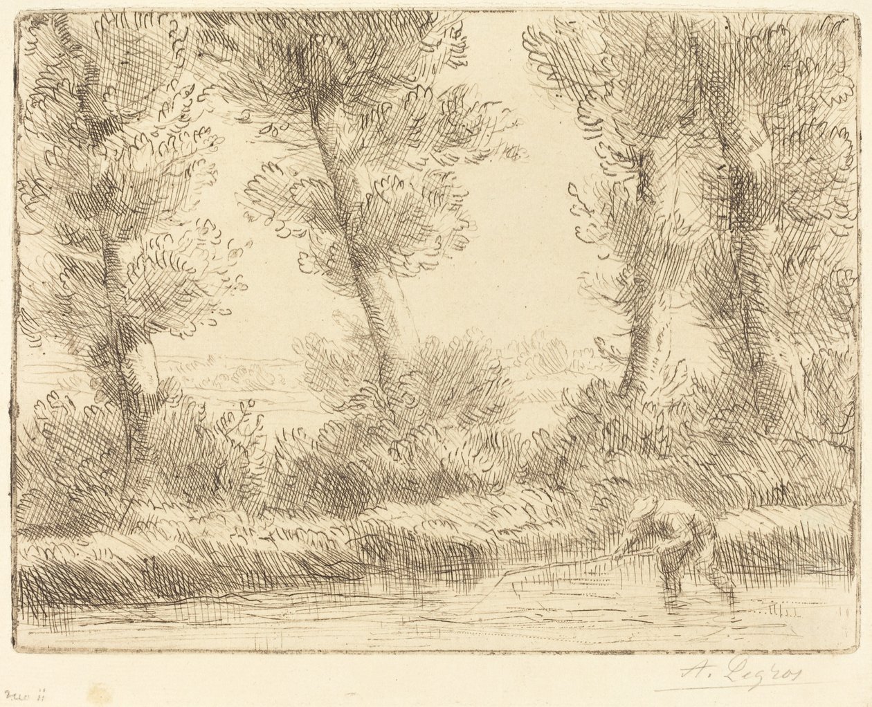 Banks of the Liane by Alphonse Legros