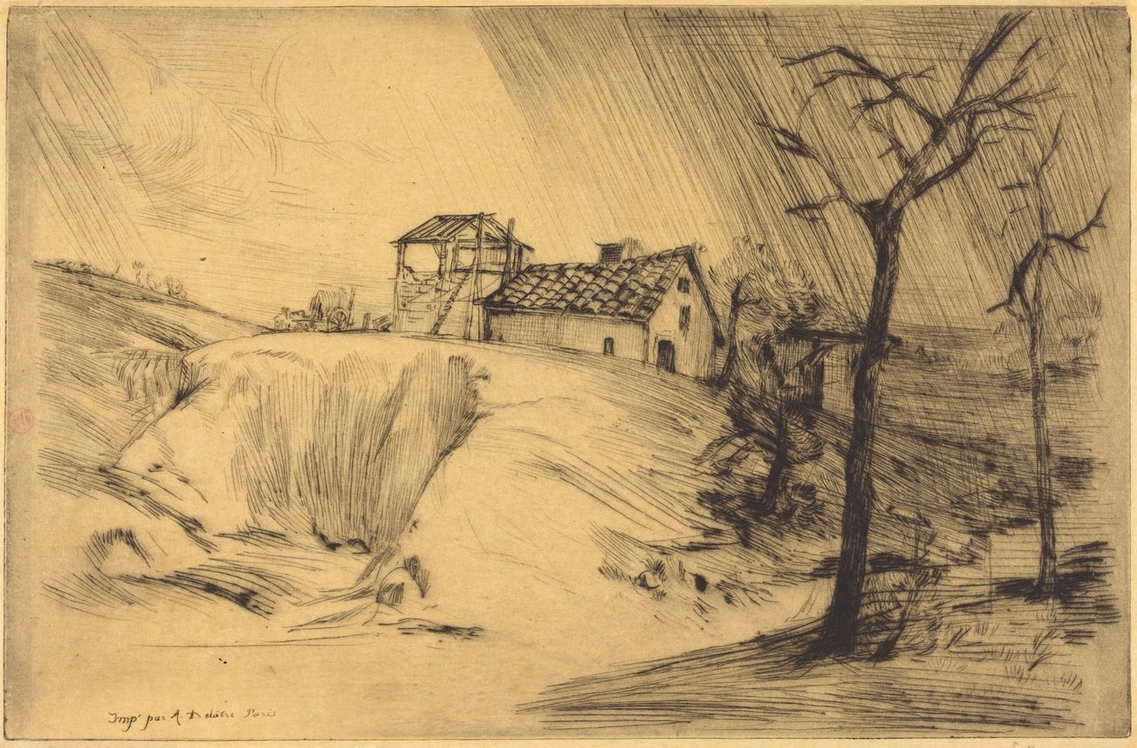 Brick-works by Alphonse Legros