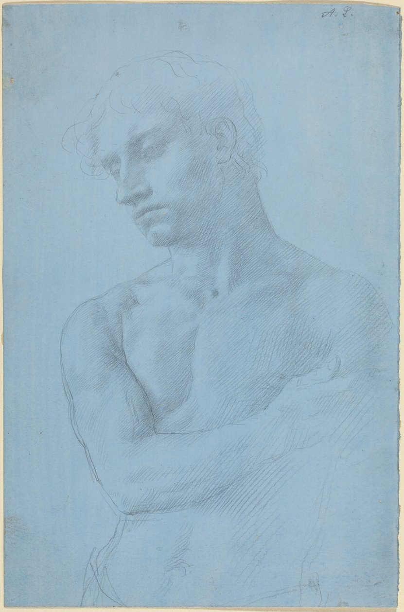Bust of Nude Man by Alphonse Legros