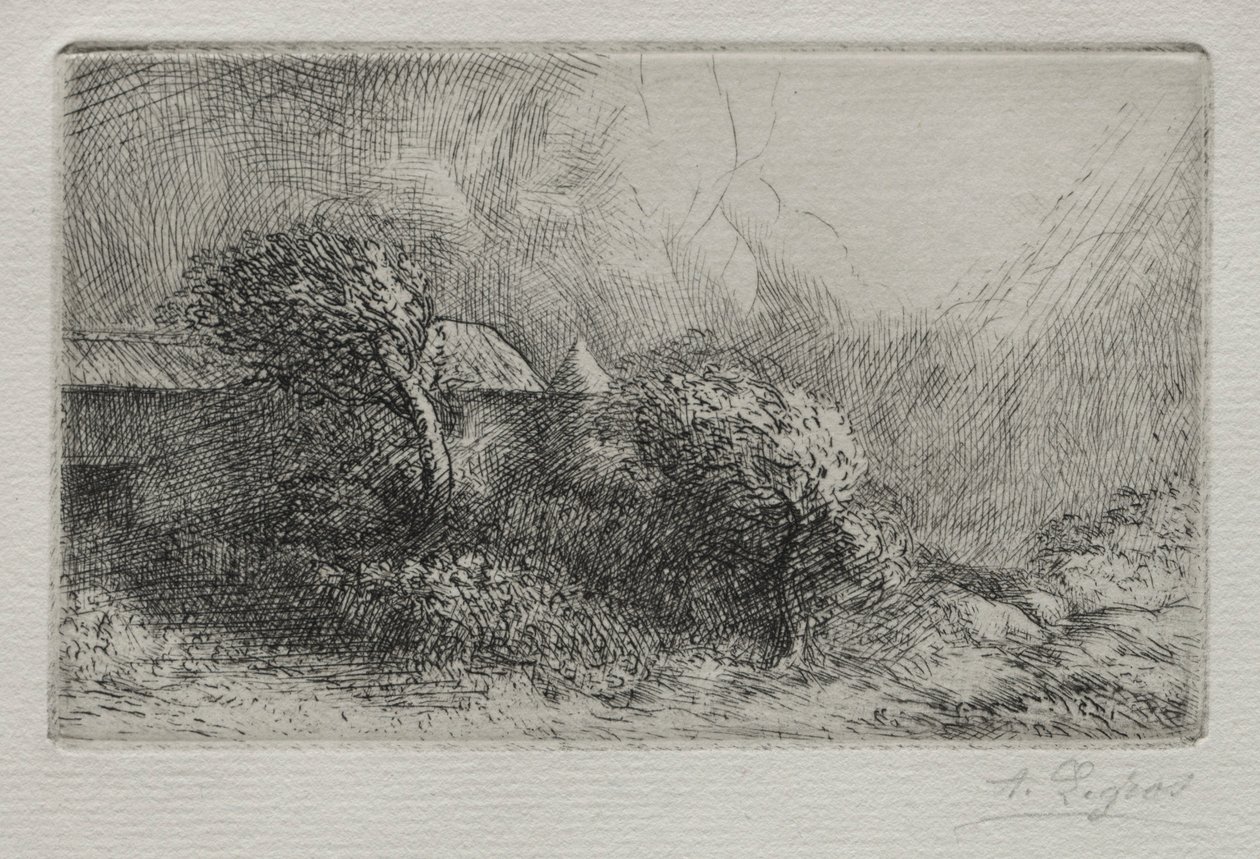 End of a Storm by Alphonse Legros