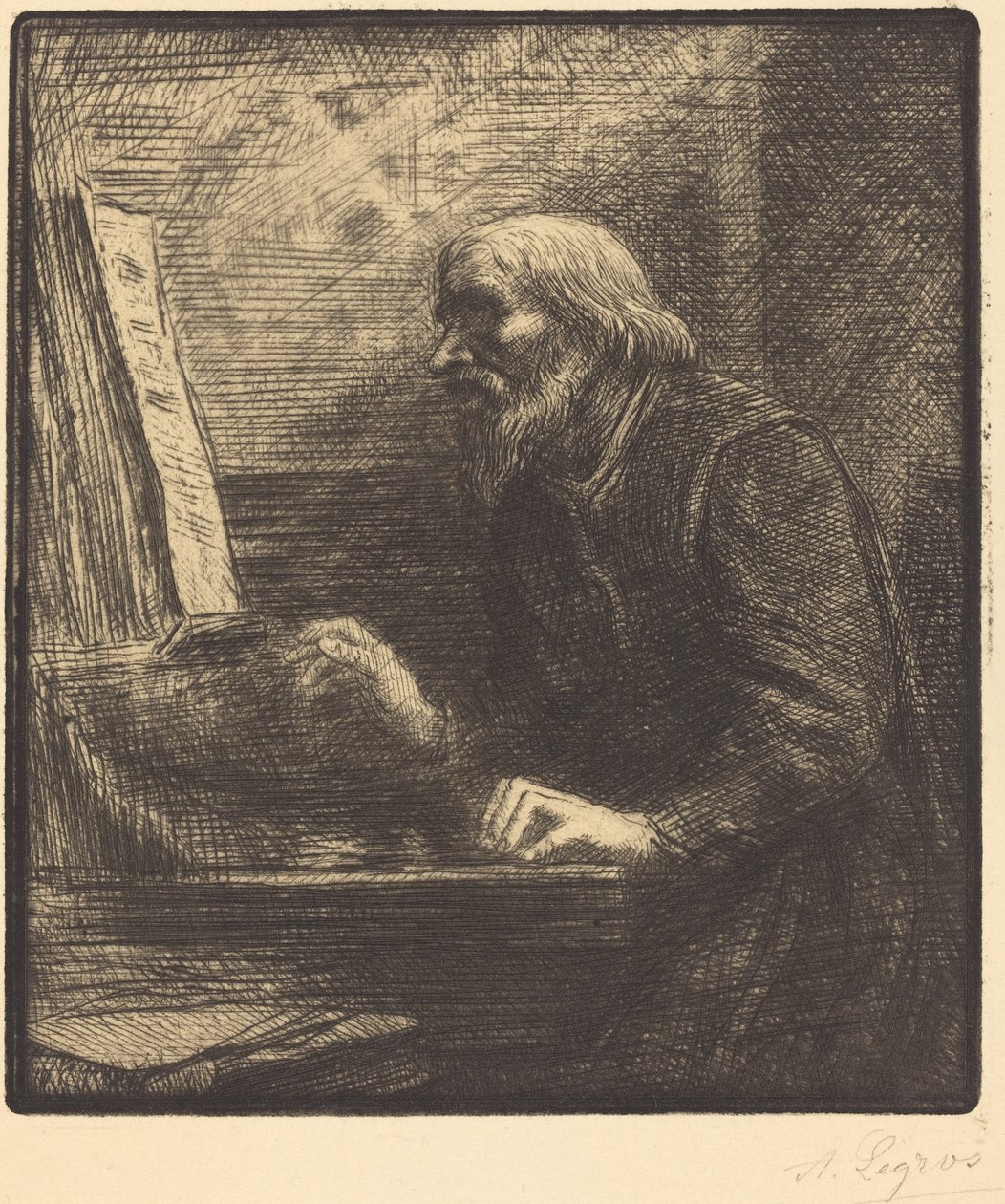 Choirmaster by Alphonse Legros