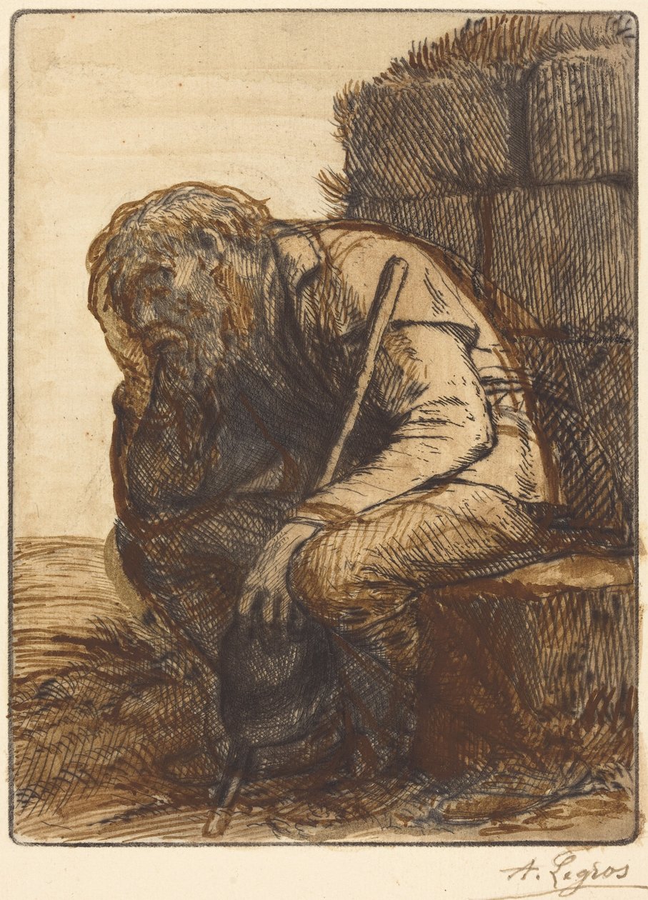 Desperate Man by Alphonse Legros