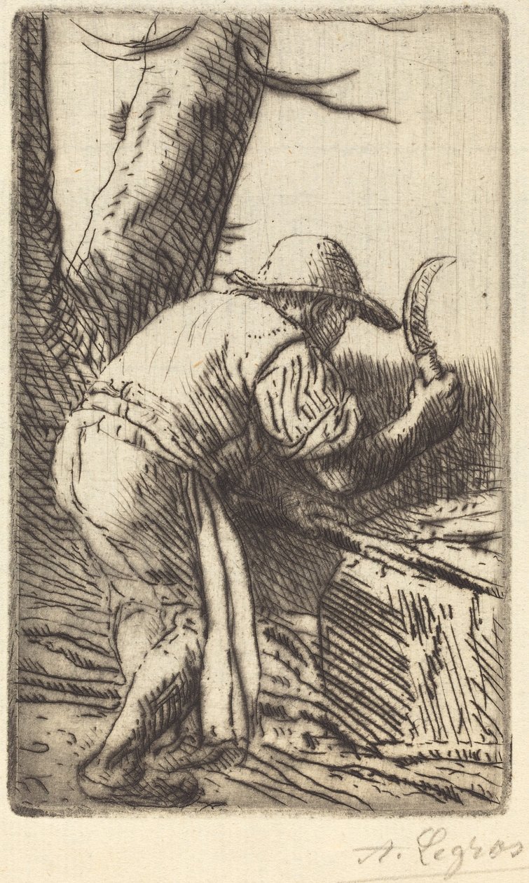 Fagot-cutter by Alphonse Legros