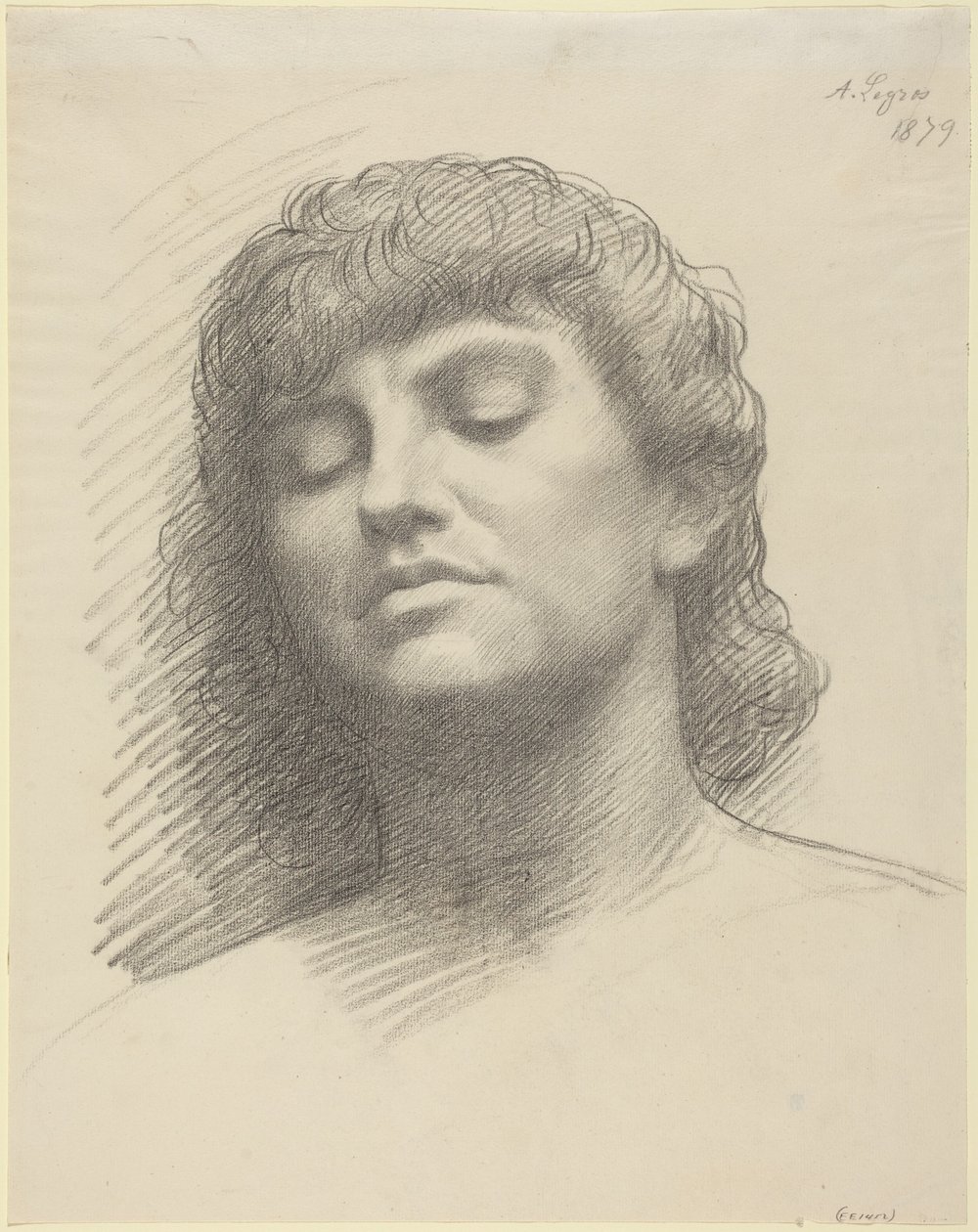Head by Alphonse Legros