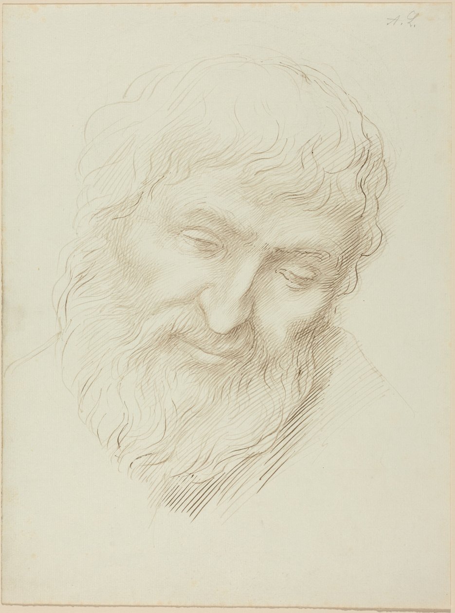 Head of a Man by Alphonse Legros