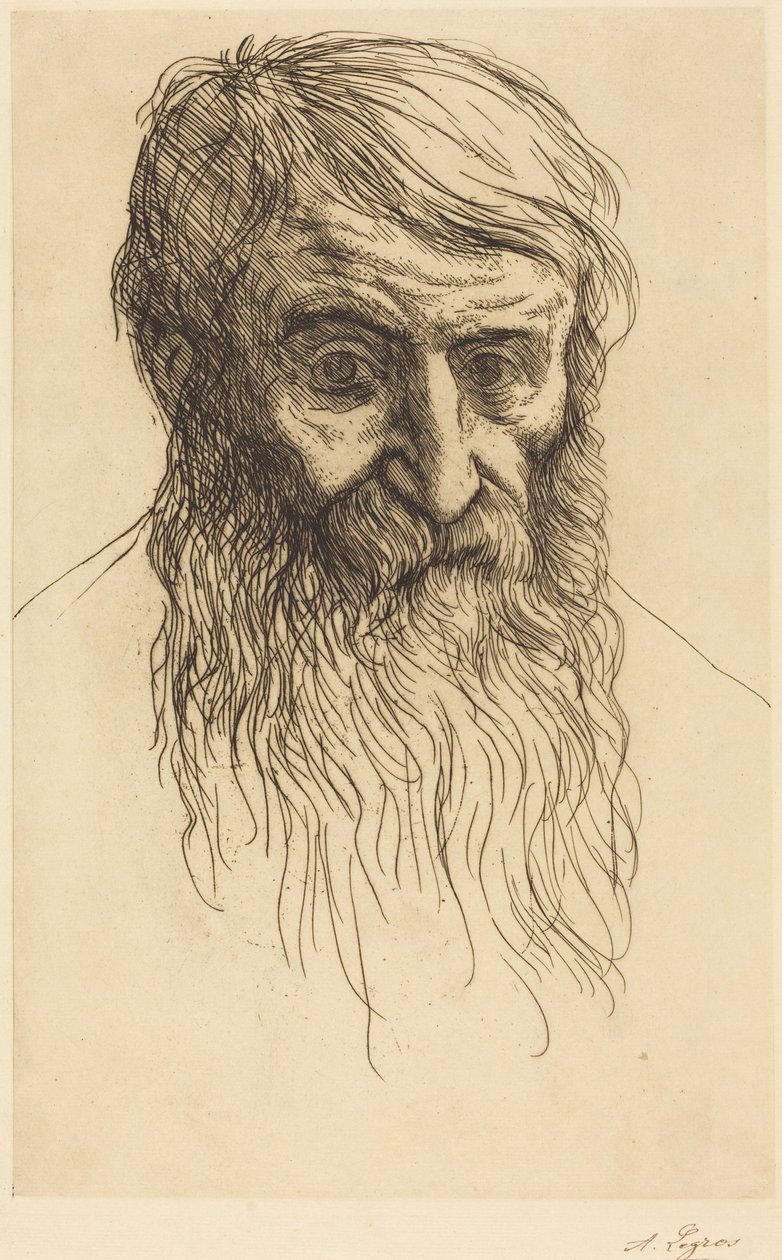 Head of a Philosopher by Alphonse Legros