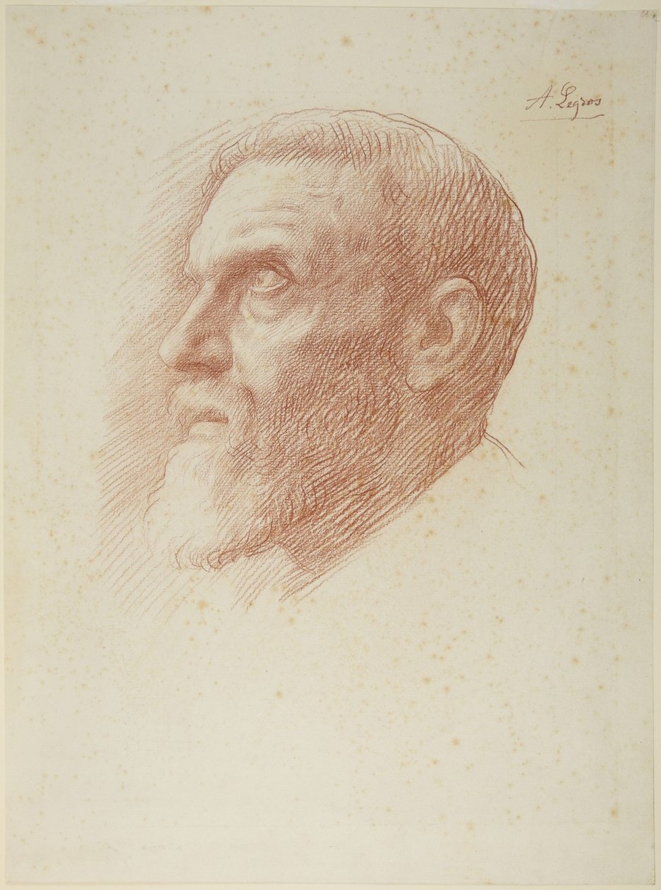 Head of the Artist by Alphonse Legros