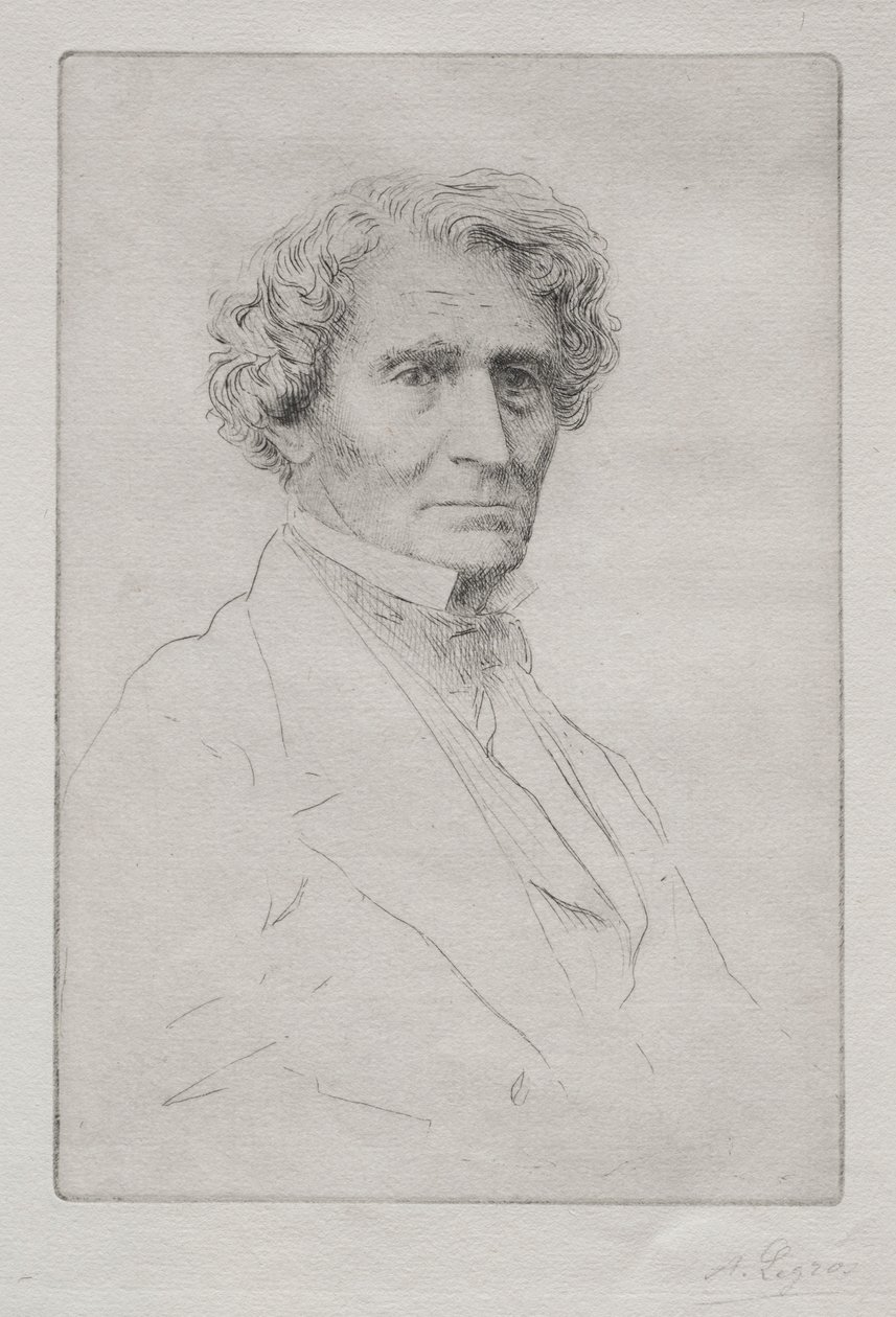 Hector Berlioz by Alphonse Legros