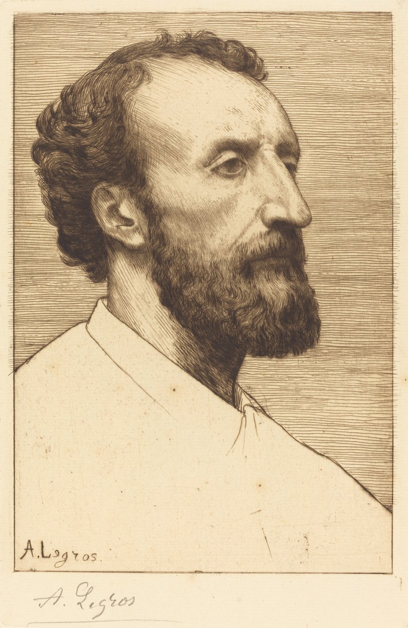 Jules Dalou, 2nd plate by Alphonse Legros