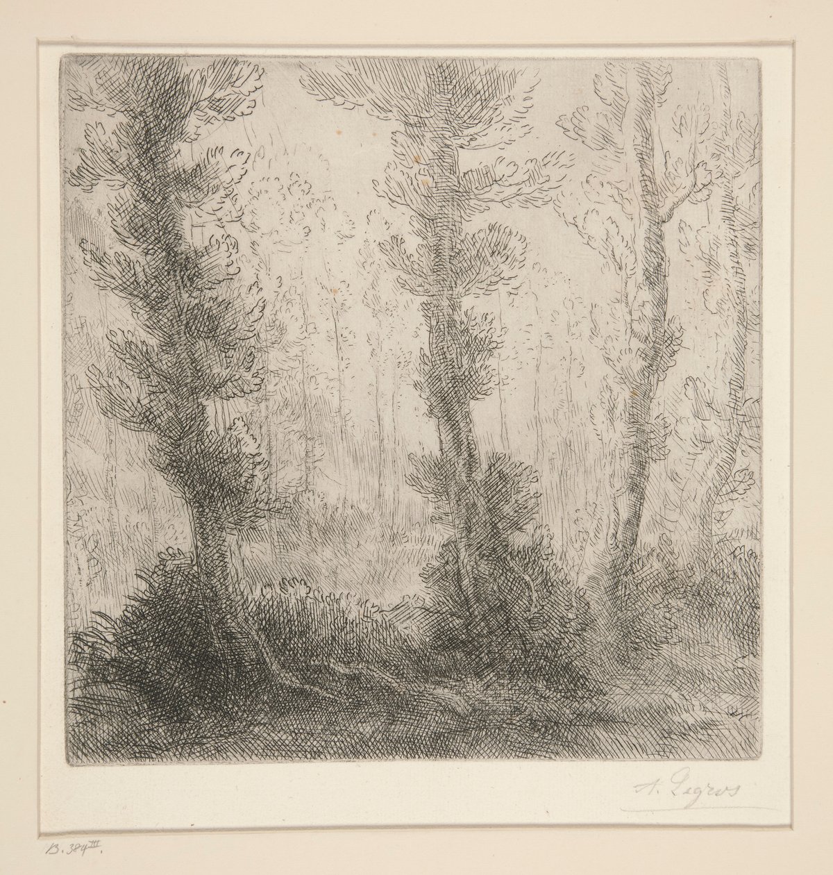 The Little Lake by Alphonse Legros