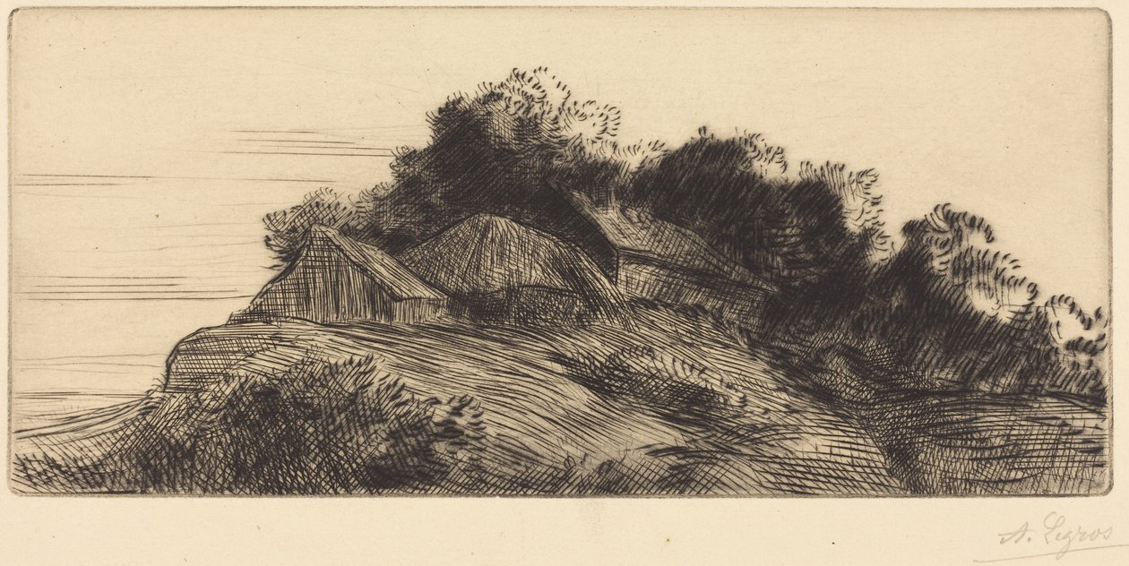 Landscape by Alphonse Legros
