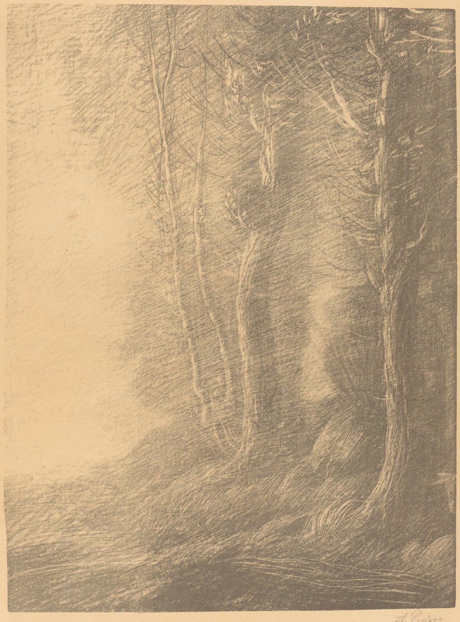 Landscape by Alphonse Legros