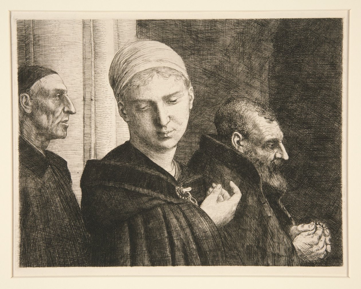 The Christening by Alphonse Legros