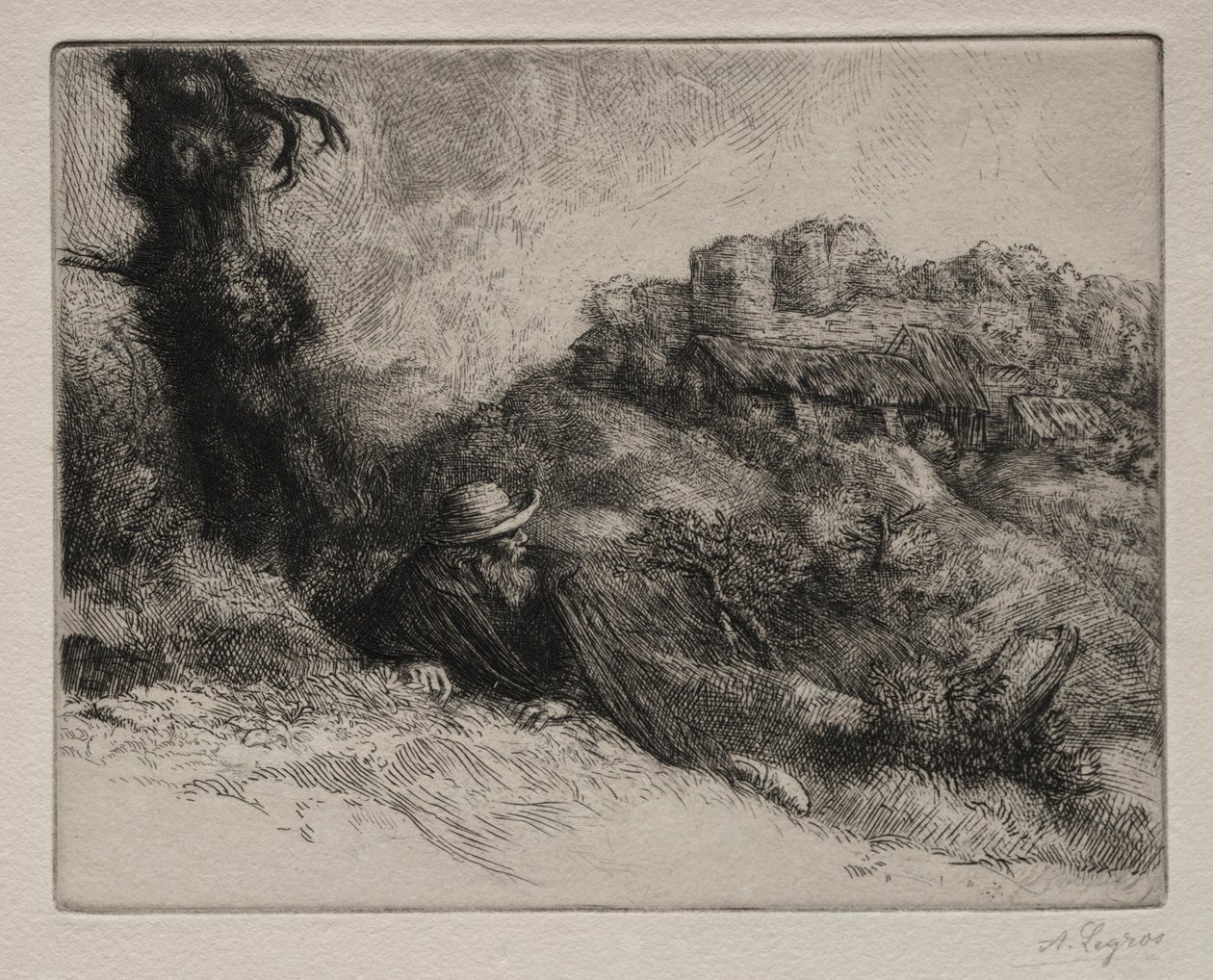 The Castle of Ghosts by Alphonse Legros