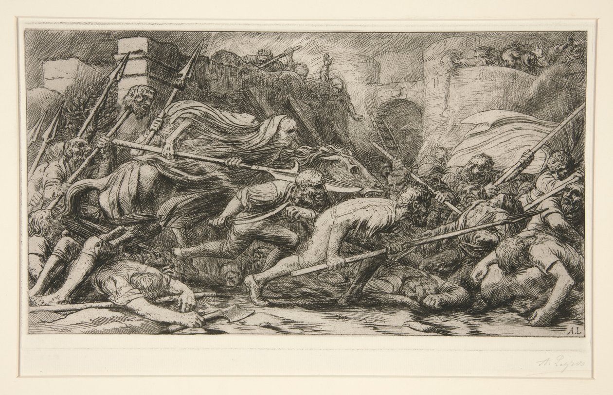 The Triumph of Death: After the Battle by Alphonse Legros