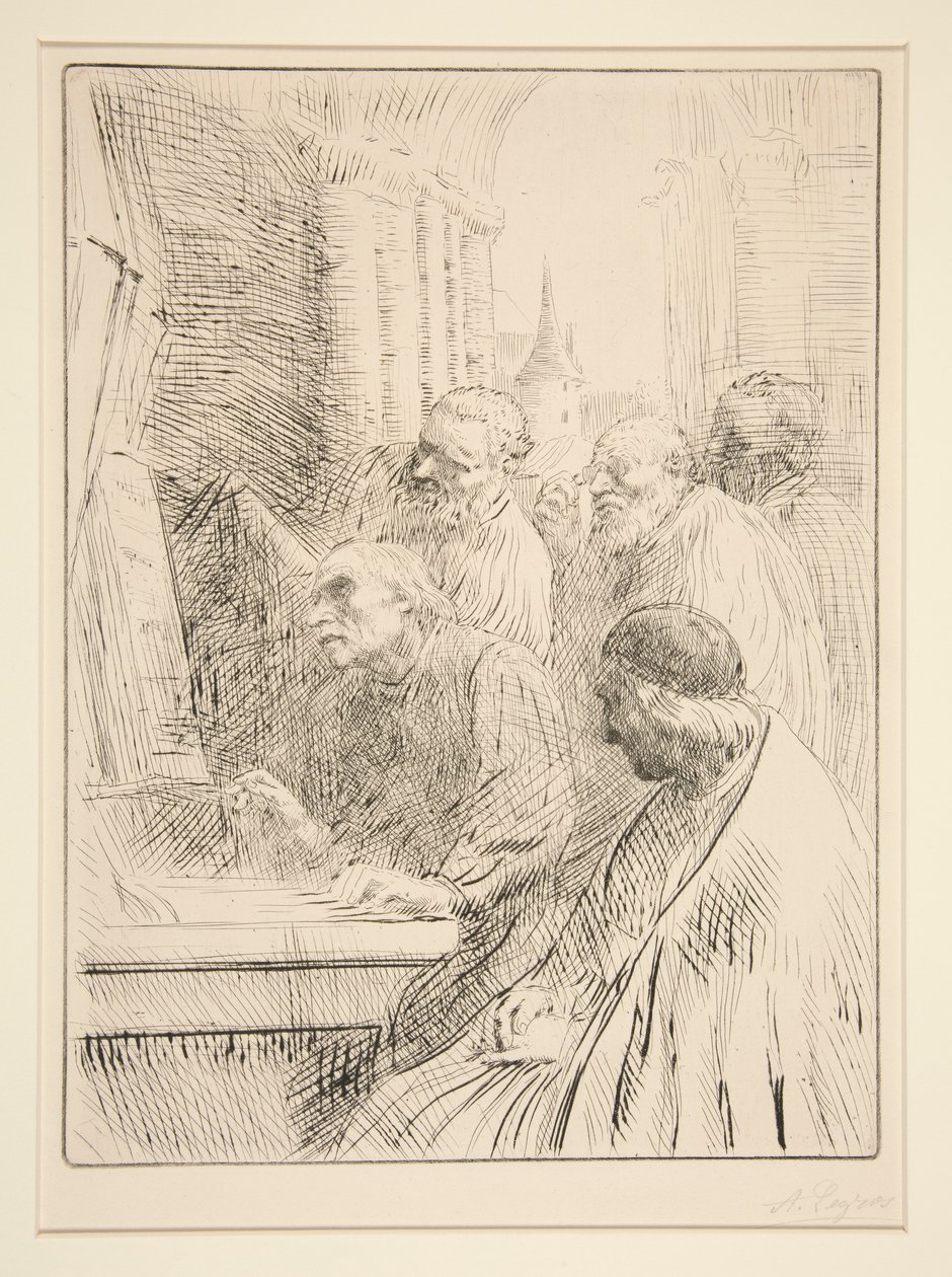 The Monks at L by Alphonse Legros