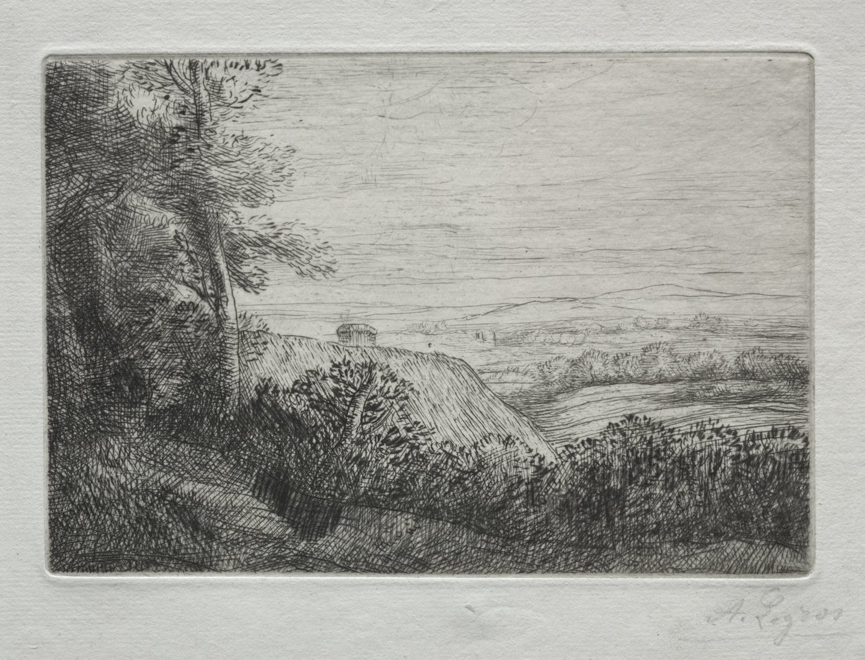 The Last Rays of Sunshine by Alphonse Legros