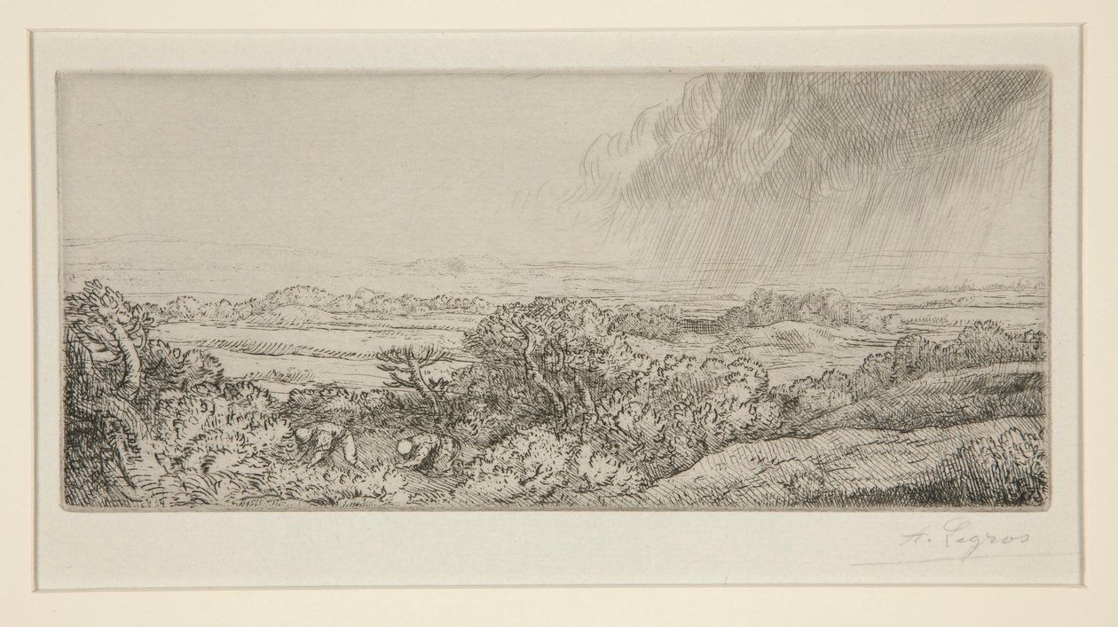 Mushroom Gatherers by Alphonse Legros