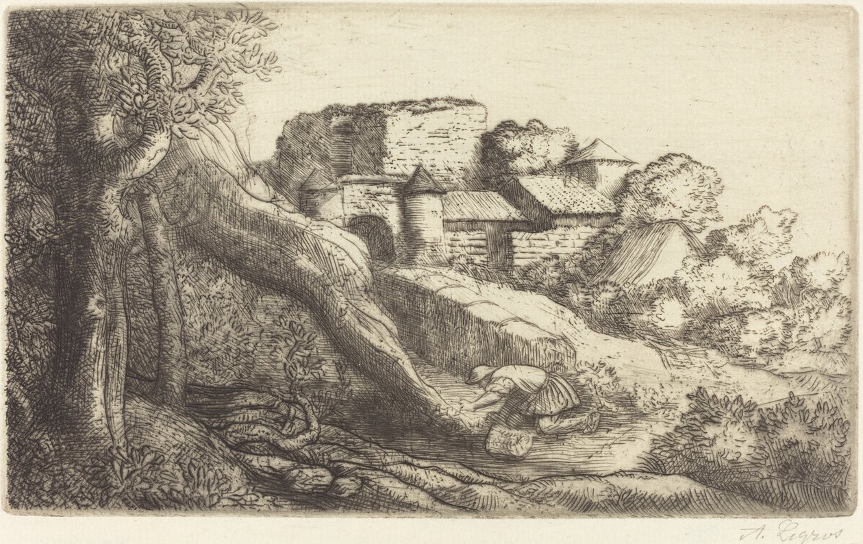 Little Burner of Grass by Alphonse Legros