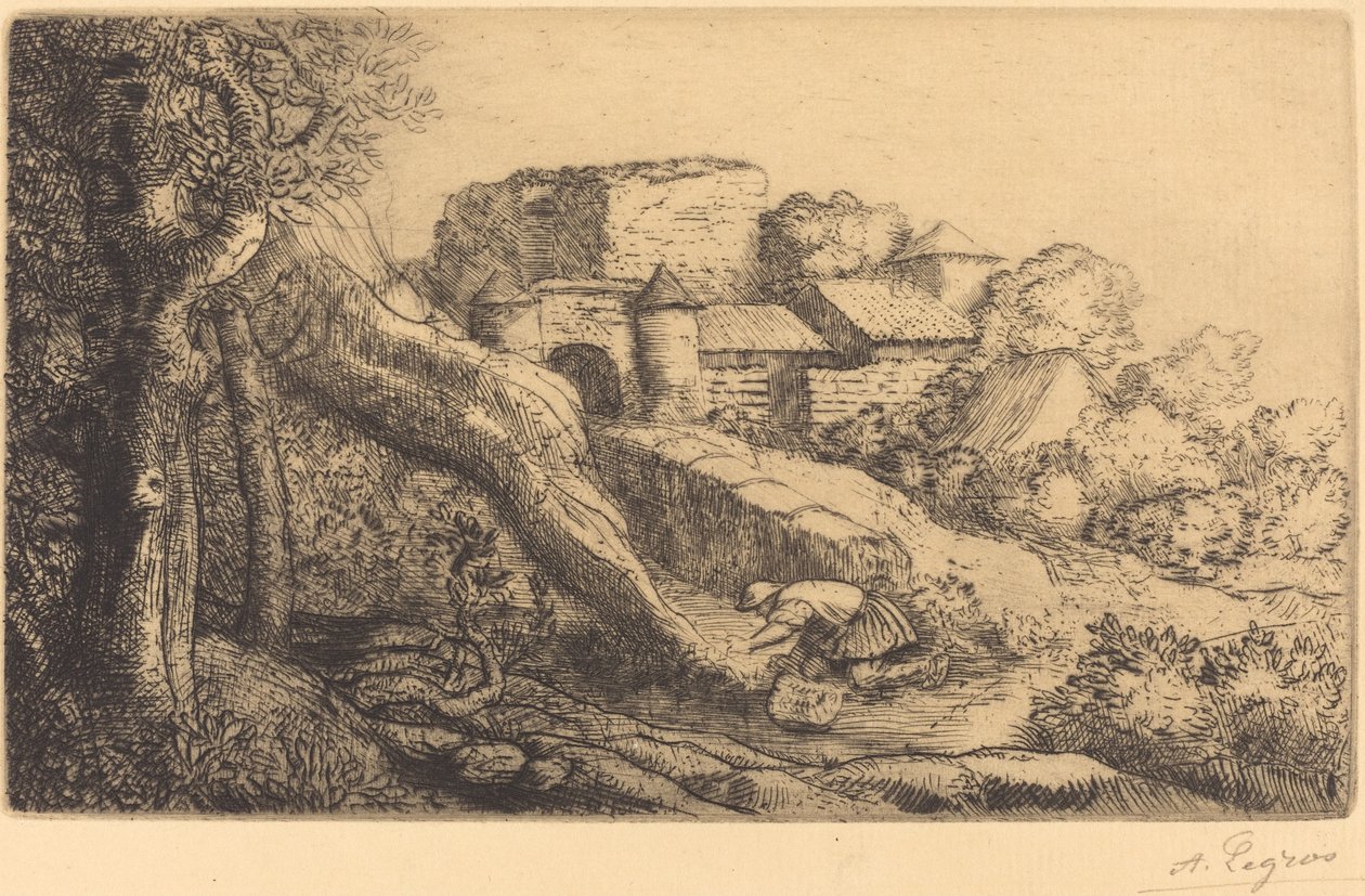 Little Burner of Grass by Alphonse Legros