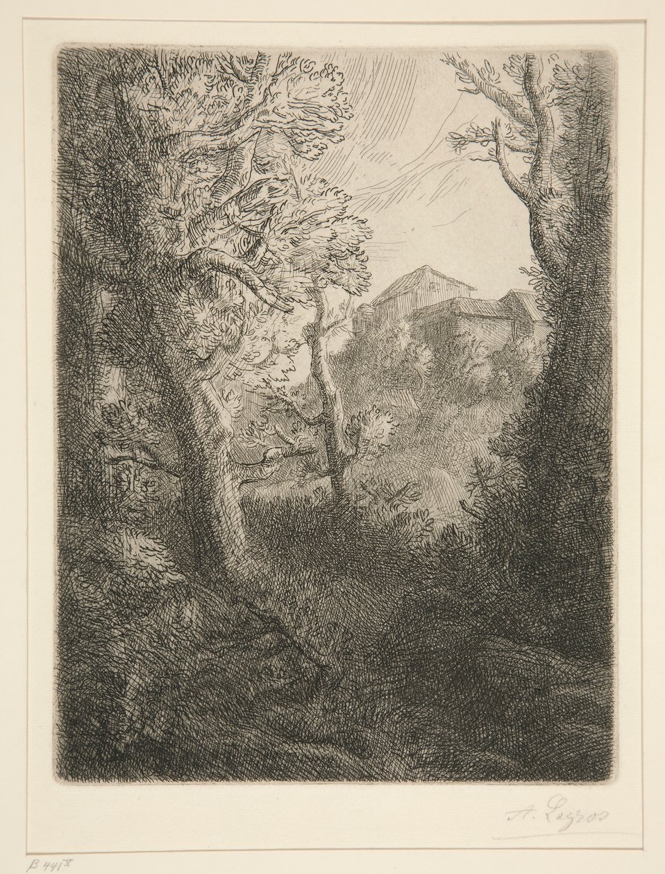 Landscape by Alphonse Legros