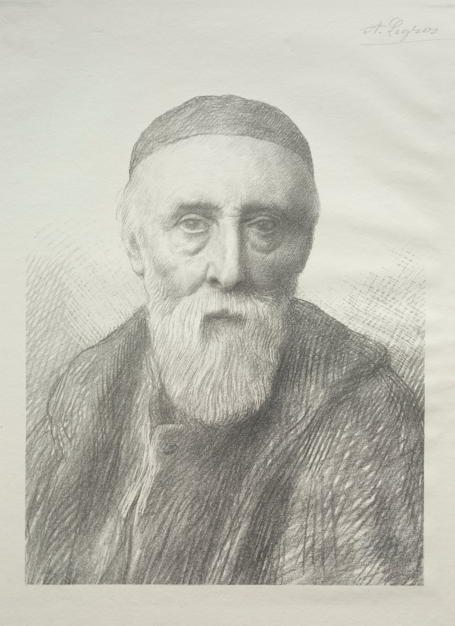 Portrait of George Frederic Watts (2nd Plate) by Alphonse Legros