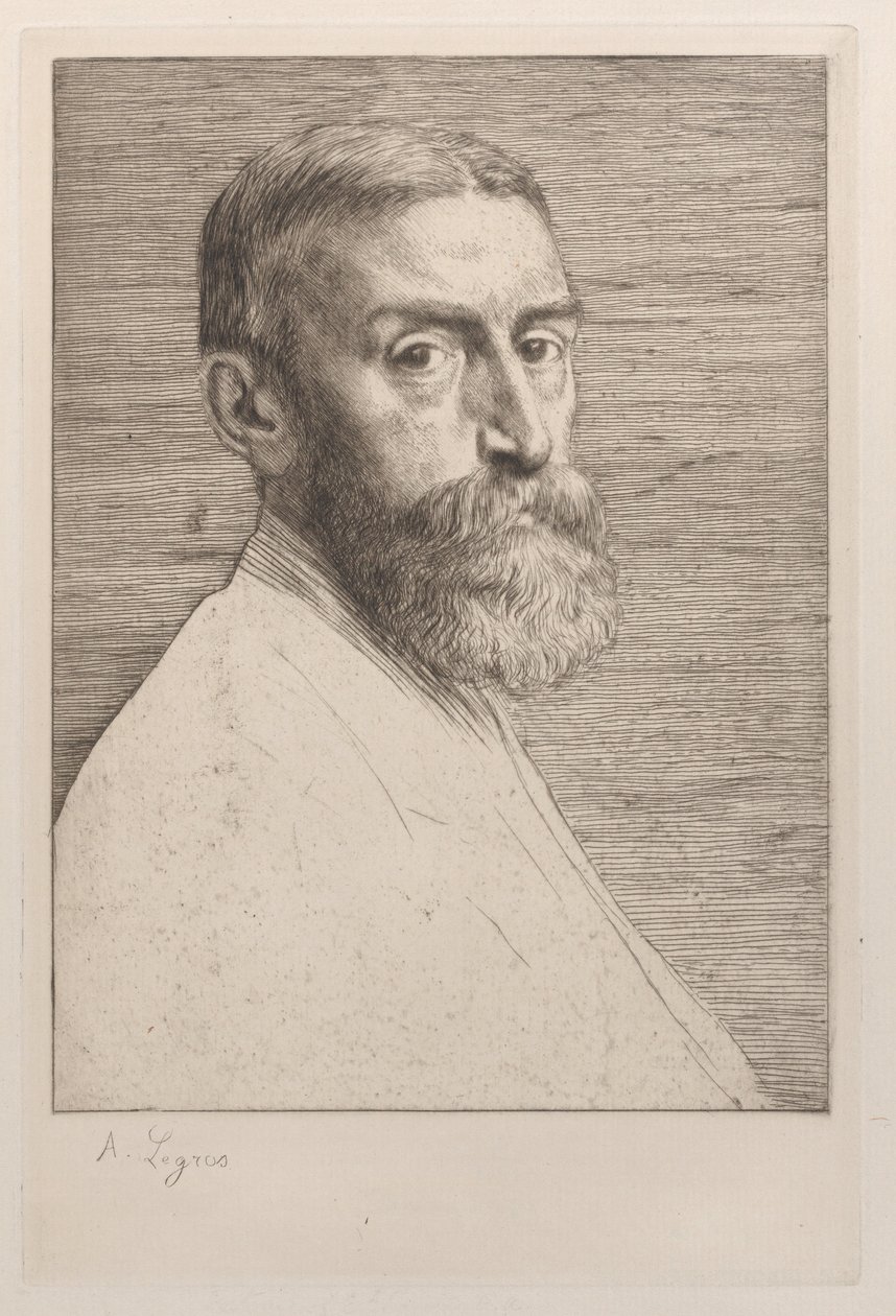 Portrait of Sir Edward John Poynter, 1877 by Alphonse Legros